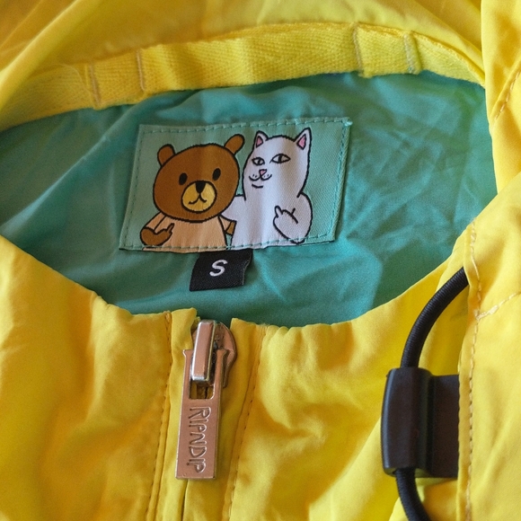 NWOT RIPNDIP Teddy Fresh Packable Anorak Jacket Windbreaker - Picture 6 of 16